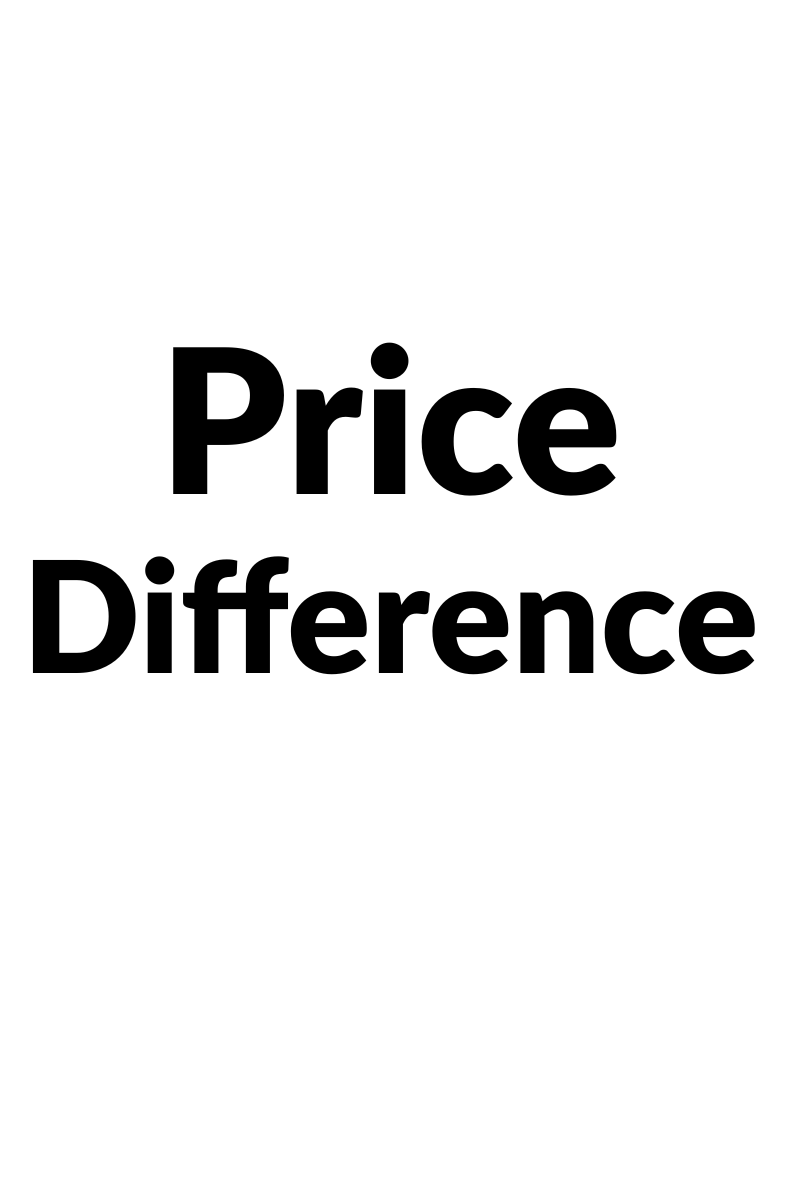 Price Difference $7.99