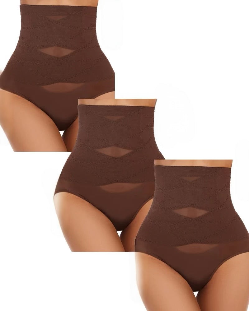 Women'S High-Waisted Shapewear Panties(3 pcs)